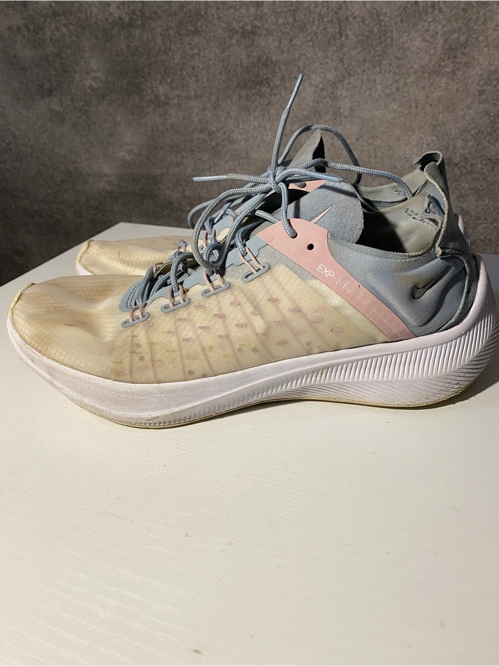Nike EXP-X14 Womens Shoes Size 10 Grey Pink Running Sneakers AO3170-005